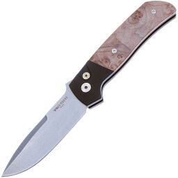 Нож Pro-Tech/Terzuola ATCF сталь Magnacut рукоять Aluminium/Maple Burl (BT2706)