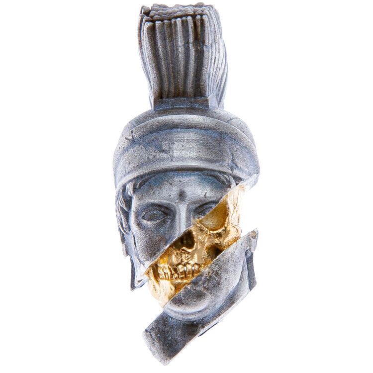 Бусина темлячная Evil Skull Античная
