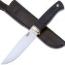 Нож Южный Крест Стерх Эксперт сталь N690 рукоять латунь/микарта синяя (301.5256)