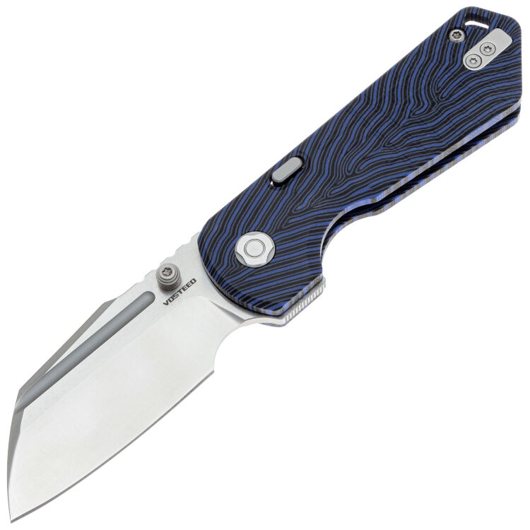 Нож Vosteed Hedgehog satin сталь S35VN рукоять Blue/Black G10