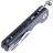 Нож Vosteed Hedgehog satin сталь S35VN рукоять Blue/Black G10
