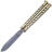 Нож-бабочка AtroposKnife Kirat RE сталь N690 рукоять Gold Titanium
