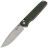 Нож SRM Terrier bead blast сталь 140Cr Laminated рукоять OD Green Micarta (258L-MG2)