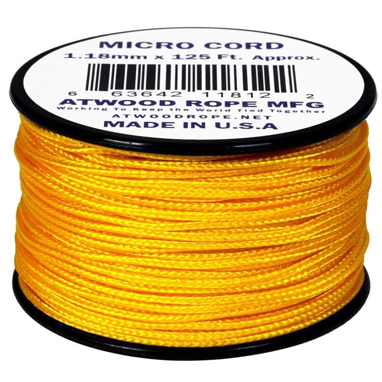 Паракорд Atwoodrope Micro Cord Gold 38м