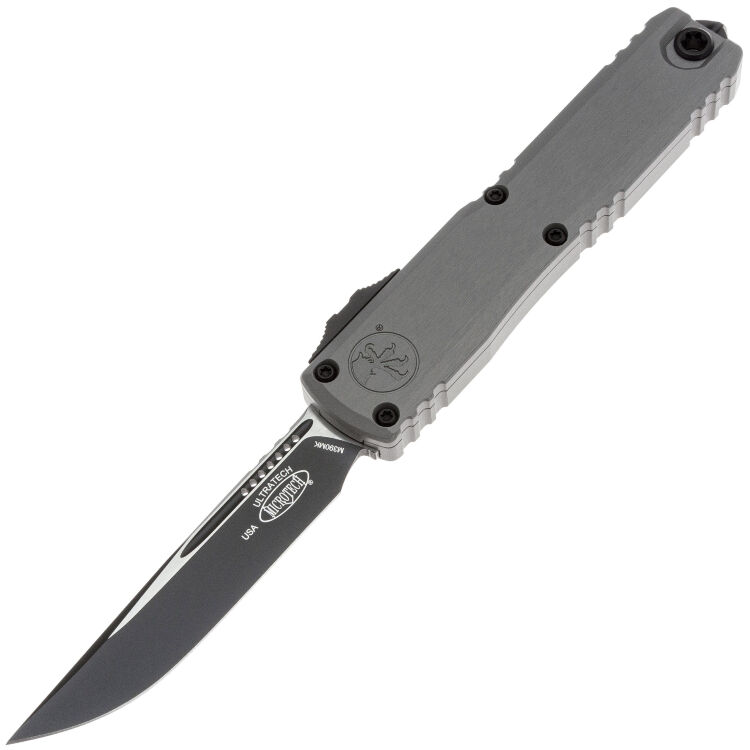Нож Microtech Ultratech ZBP S/E black сталь M390MK рукоять Natural Clear Aluminium