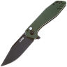 Нож CJRB Riff black сталь AR-RPM9 рукоять Green Micarta (J1928-BMGN)