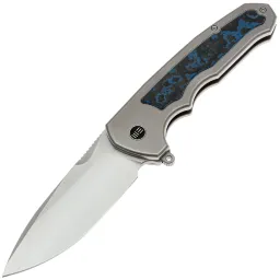 Нож WE Knife Starlash satin сталь M390 рукоять Gray Titanium/Arctic Storm FatCarbon (WE23011D-2)