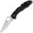 Нож Spyderco Delica 4 PS Thin Blue Line сталь VG-10 рукоять Black FRN (C11FPSBKBL)