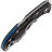 Нож Spyderco Delica 4 PS Thin Blue Line сталь VG-10 рукоять Black FRN (C11FPSBKBL)