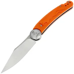 Нож Перемен Лисичка satin 8Cr14MoV рукоять Orange FRN