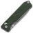 Нож SRM Rubik Large Stonewash сталь 14C28N рукоять Green Micarta (7228B-MG)