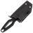 Нож Fox AKA black Top Shield сталь Elmax рукоять Black G10 (FX-553 B)