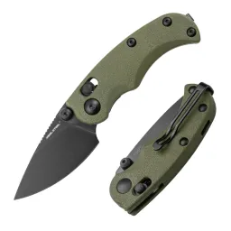 Нож Real Steel Esca black сталь 12C27 рукоять Green GFN (7181BG)
