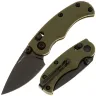 Нож Real Steel Esca black сталь 12C27 рукоять Green GFN (7181BG)