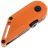 Нож Kansept Dash blackwash сталь 154CM рукоять Orange G10