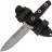 Нож N.C. Custom Parachuter stonewash сталь AUS-10 рукоять Black/Red G10