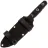 Нож N.C. Custom Parachuter stonewash сталь AUS-10 рукоять Black/Red G10