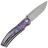 Нож WE Knife Swordfin beadblast сталь CPM-20CV рукоять Flamed/Gray Titanium (WE23067-1)