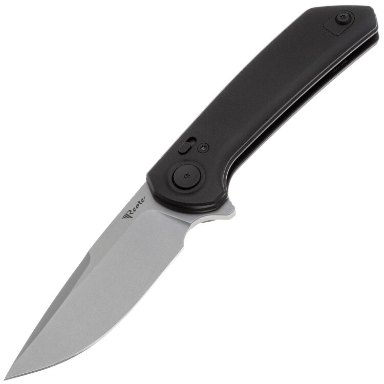 Нож Reate PL-XF stonewash сталь Nitro-V рукоять Black Aluminium