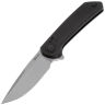 Нож Reate PL-XF stonewash сталь Nitro-V рукоять Black Aluminium
