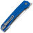 Нож Petrified Fish Ripple stonewash сталь 14C28N рукоять Blue G10