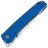 Нож Petrified Fish Ripple stonewash сталь 14C28N рукоять Blue G10