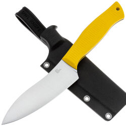 Нож Owl Knife Canadian сталь N690 рукоять желтый G10