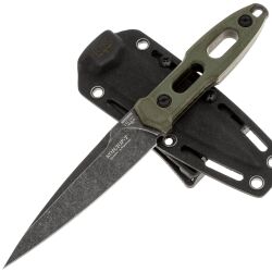 Нож НОКС Кондор-Т blackwash сталь D2 рукоять Green G10 (628-509435)