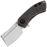 Нож Kansept Mini Korvid stonewash сталь S35VN рукоять Tiger Stripe Flamed Titanium