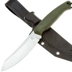 Нож 7 Ножей Сунгай Гибрид сталь N690 рукоять Olive G10
