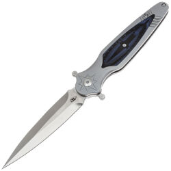 Нож Reptilian Магистр Даггер сталь S35VN рукоять сталь/Black-blue G10