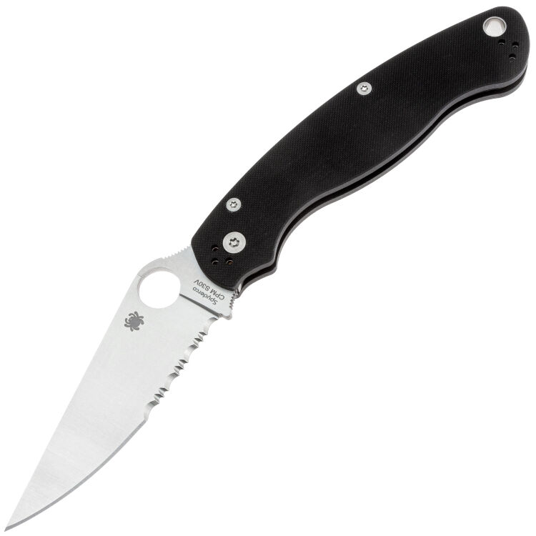 Нож Spyderco Military 2 PS Satin сталь S30V рукоять Black G10 (C36GPS2)