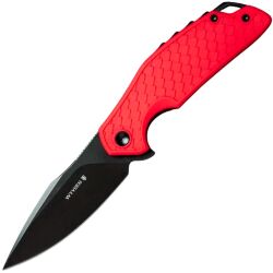 Нож Mr.Blade Wyvern blackwash сталь AUS-8 рукоять Red FRN