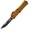 Нож Microtech Hera II Mini S/E black сталь M390MK рукоять Tan Aluminium (1703M-1TA)