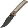 Нож Kansept Bison blackwash сталь S35VN рукоять Bronze Titanium