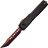 Нож Microtech Ultratech ZBP Hellhound сталь Baker Forge Damascus рукоять Hefted Black Aluminium