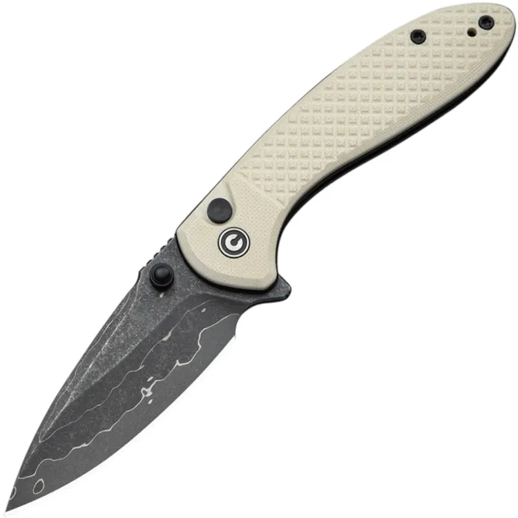Нож CIVIVI Faeger сталь Damascus рукоять Ivory G10 (C24031-DS1)
