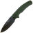 Нож Sencut Slashkin black сталь D2 рукоять Green Canvas Micarta (S20066-3)