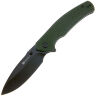 Нож Sencut Slashkin black сталь D2 рукоять Green Canvas Micarta (S20066-3)