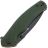 Нож Sencut Slashkin black сталь D2 рукоять Green Canvas Micarta (S20066-3)