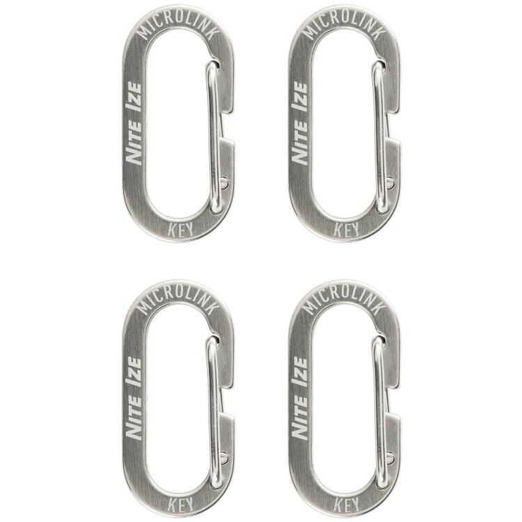 Карабин Nite Ize MicroLink Carabiner Stainless 4 pack (KL-11-4R3)