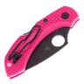 Нож Spyderco Dragonfly 2 Black сталь S30V рукоять Pink FRN (C28FPPNS30VBK2)