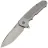 Нож WE Knife Starlash stonewash сталь M390 рукоять Gray Titanium (WE23011C-2)