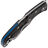 Нож Spyderco Endura 4 PS Thin Blue Line сталь VG-10 рукоять Black FRN (C10FPSBKBL)