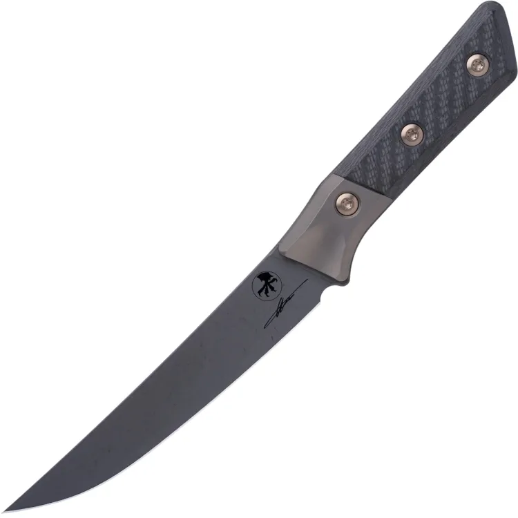 Нож кухонный Microtech 6.125" Boning Knife DLC washed сталь M390MK рукоять Bronze Ti/Carbon Fiber