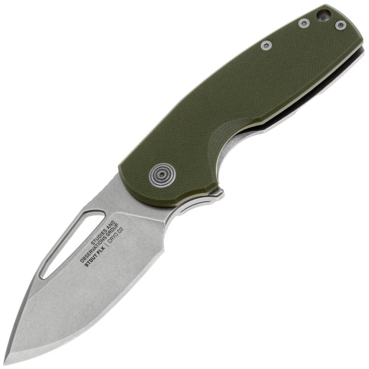 Нож SOG Stout FLK сталь D2 рукоять Green G10 (14-03-01-57)