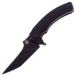 Нож FOX/Bastinelli Geco Black сталь N690 рукоять Black G10/Ti (FX-537BR)