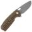 Нож FOX Core Vox acid stonewash сталь Elmax рукоять Brown Micarta (FX-604 MBR)