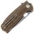 Нож FOX Core Vox acid stonewash сталь Elmax рукоять Brown Micarta (FX-604 MBR)