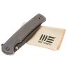 Нож We Knife Subjugator Blackwash сталь CPM-20CV рукоять Bronze Titanium (WE21014C-4)